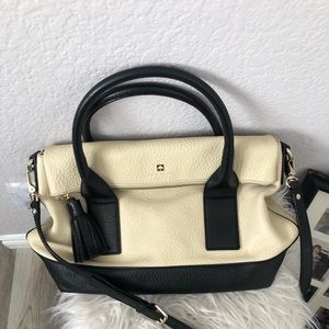 Leather designer purse